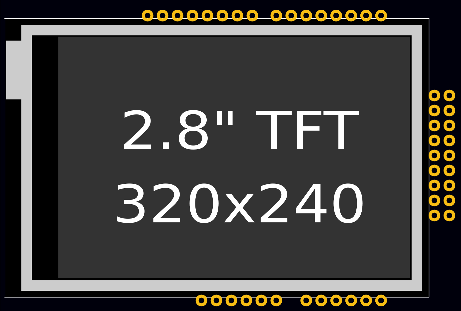 Image of ELEGOO 2.8 Inches TFT Touch Screen with SD Card