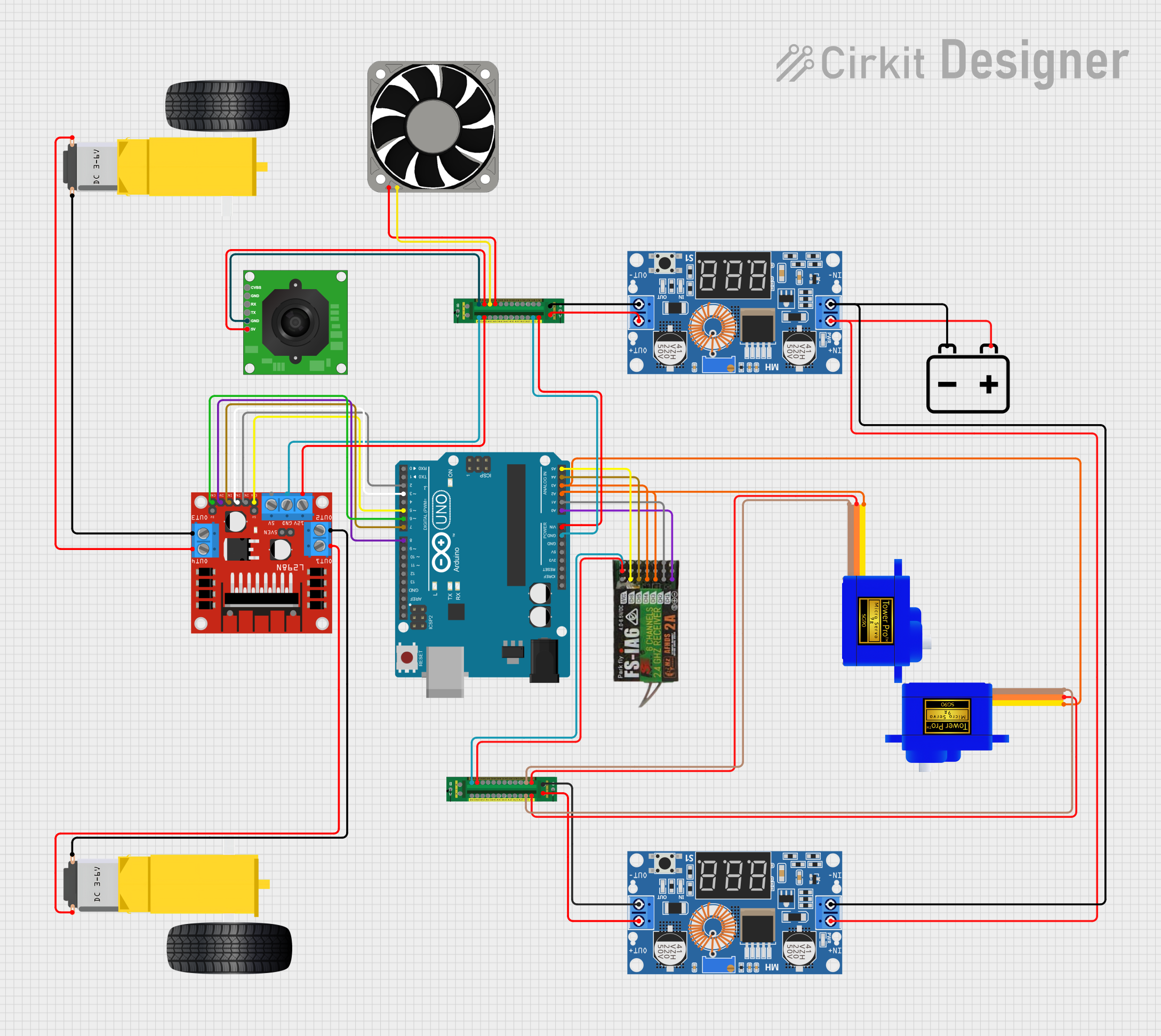 Image of FYDP Circuit MK9: A project utilizing Fly-Super8Pro in a practical application