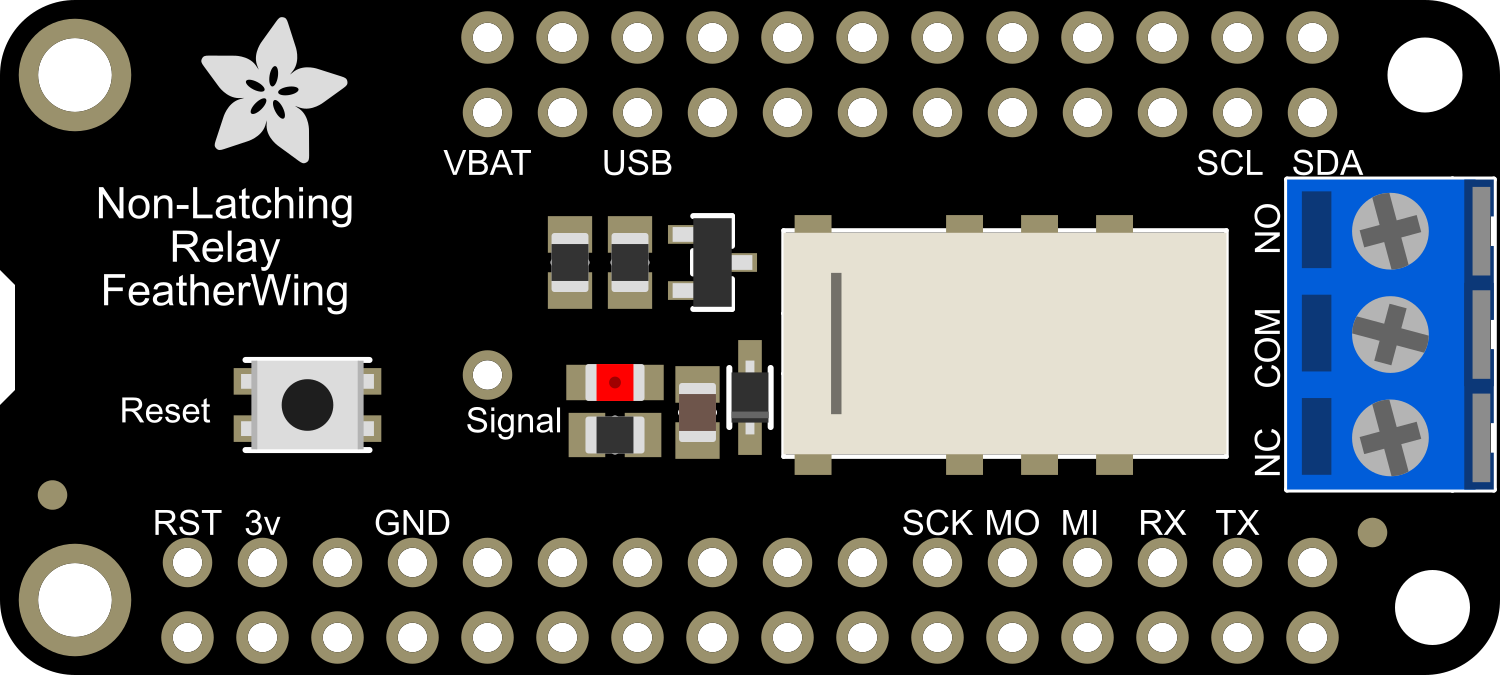 Image of Adafruit Mini Relay FeatherWing