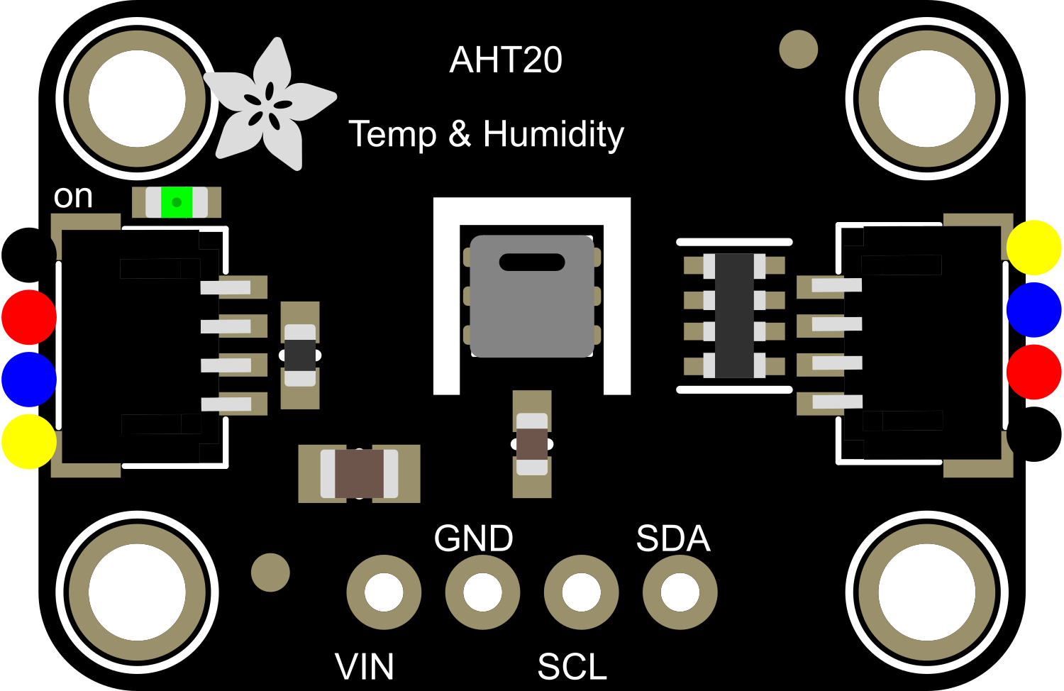 Image of Adafruit AHT20 Temperature and Humidity Sensor