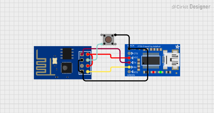 Image of esp01 progrmmer: A project utilizing ESP-01 in a practical application