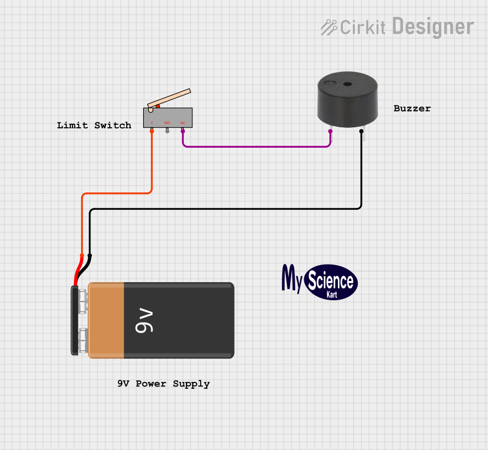 Image of Door Alarm : A project utilizing Whisker Limit Switch in a practical application