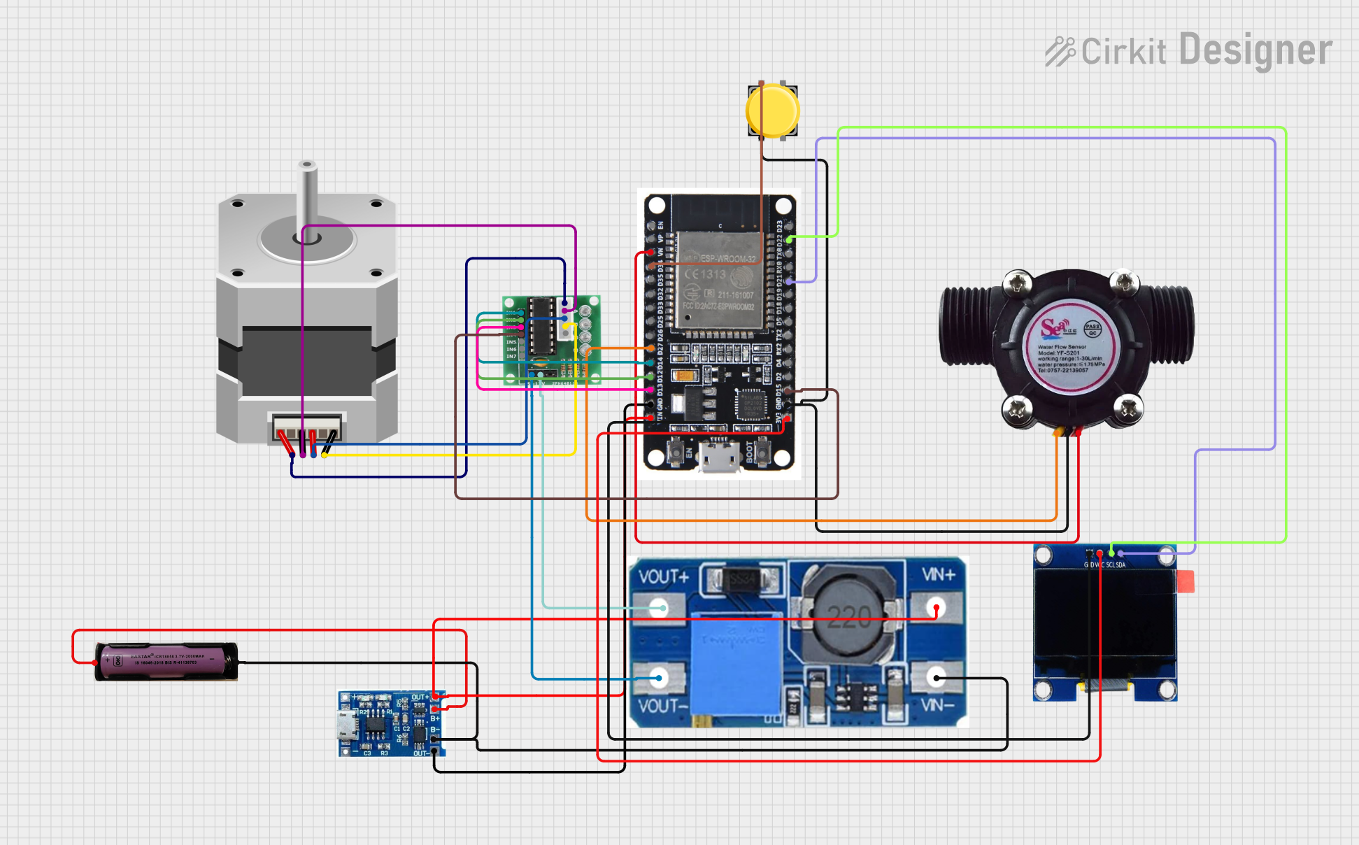 Image of flow sesor: A project utilizing Ecoflow delta 3 max plus Back in a practical application