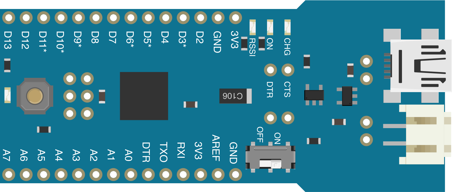 Image of Arduino Fio (Funnel I/O)