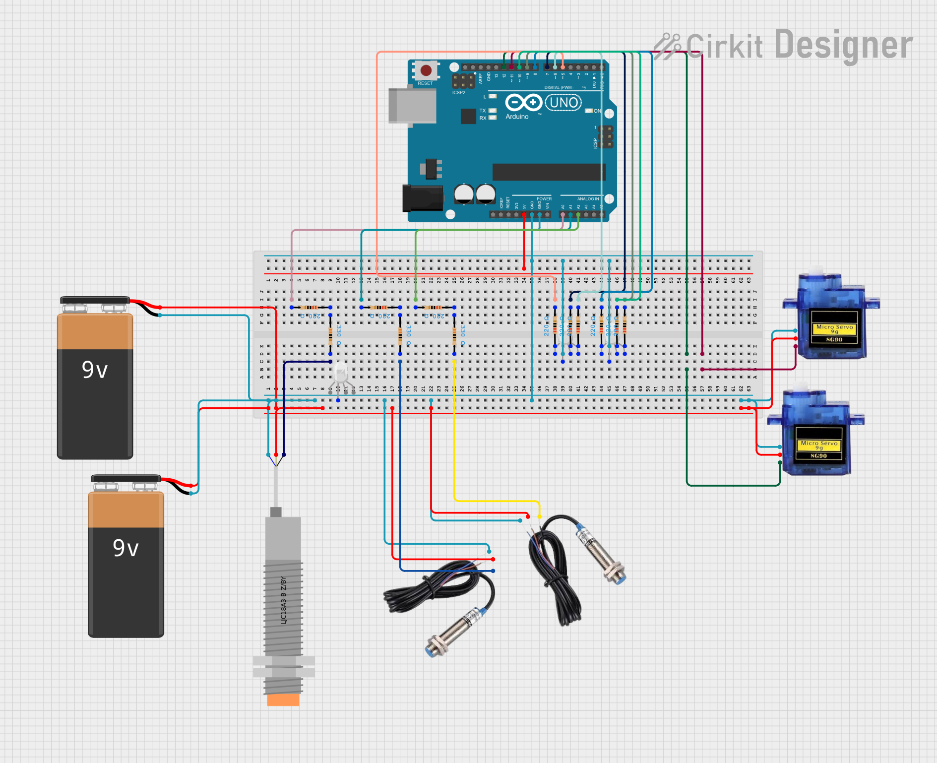 Image of eemeerteech: A project utilizing LJC18A3-B-Z/BY Capacitive Proximity Sensor in a practical application