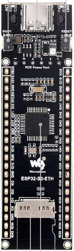 Image of Waveshare ESP32-S3-POE-ETH