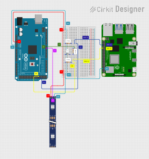 Arduino Mega 2560 and Raspberry Pi 4B Controlled WS2812 RGB LED
