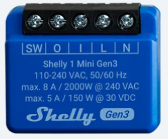 Image of Shelly 1 mini gen3
