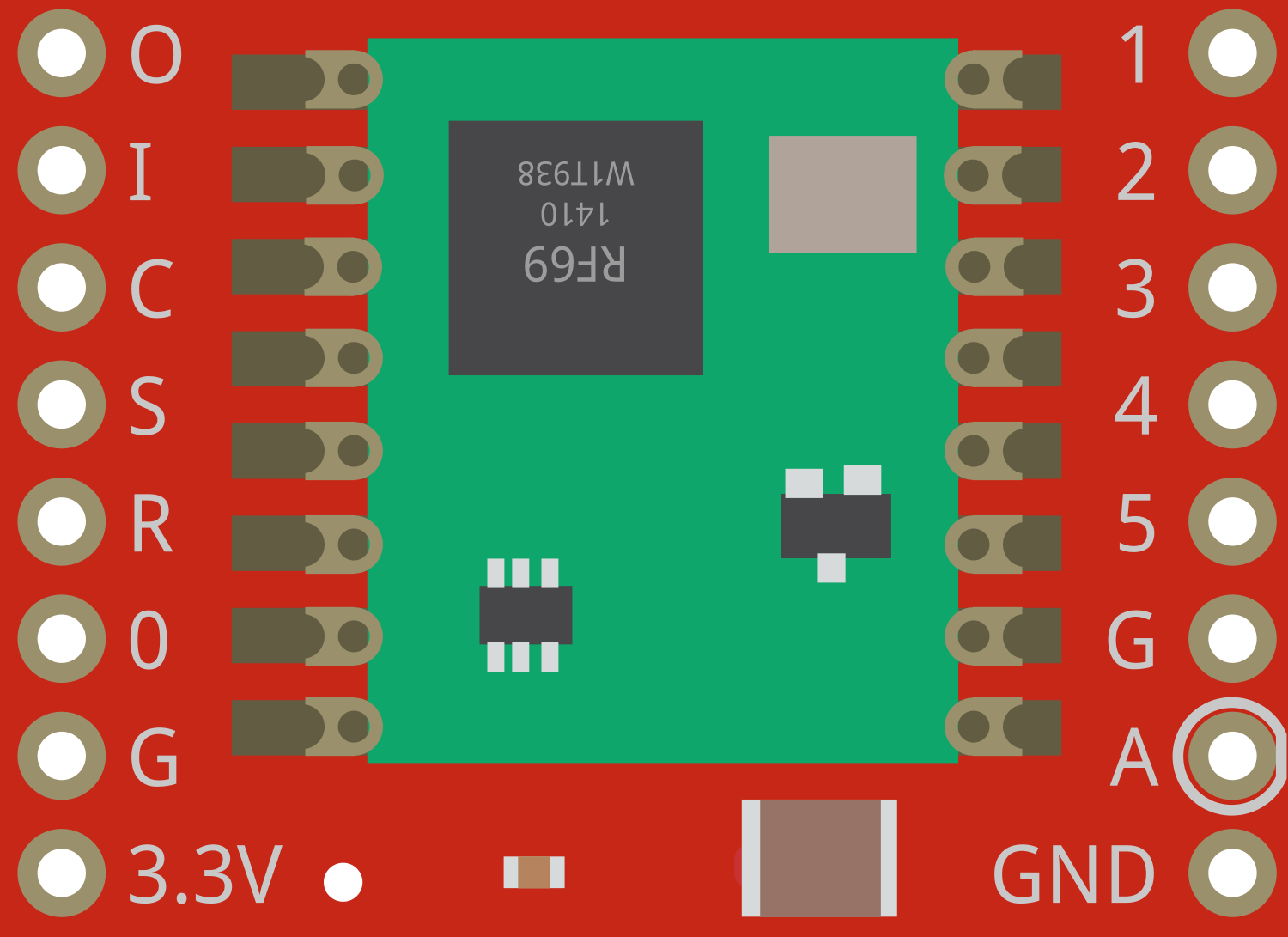 Image of RFM69 Breakout (915MHz)