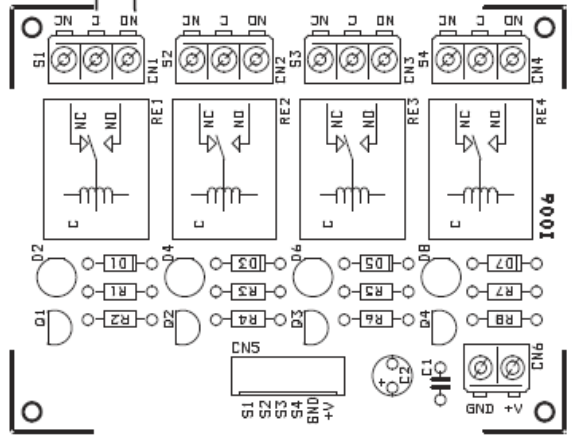 Image of 4 RELAY MODULE