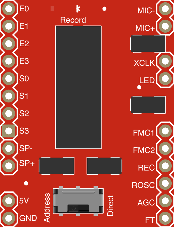 Image of SparkFun ISD1932 Voice Recorder Breakout v1.1