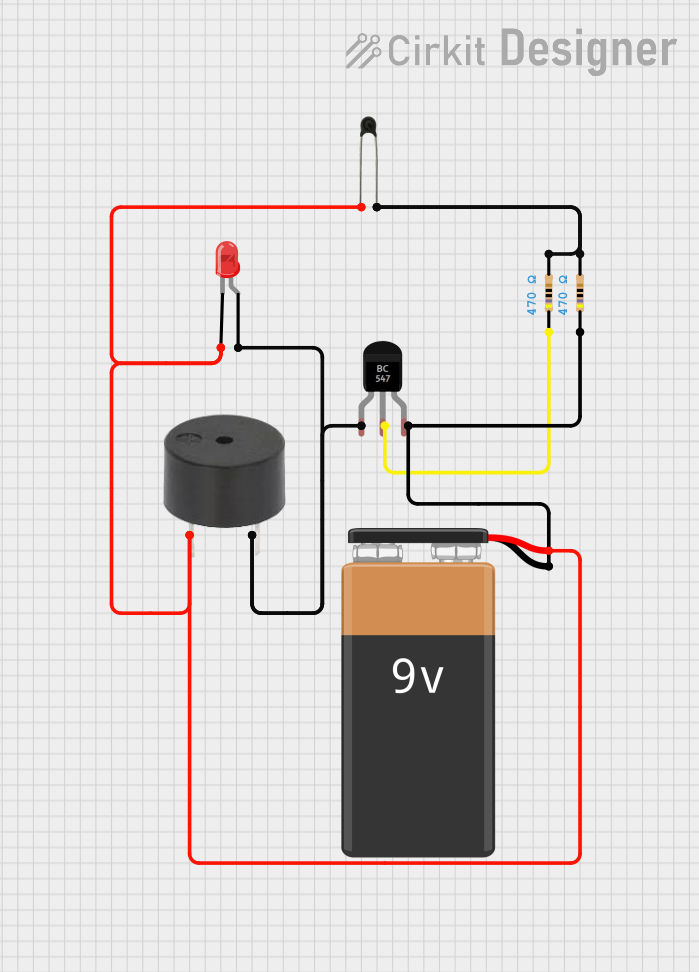 Image of MINI FIRE ALARM: A project utilizing Thermistor in a practical application