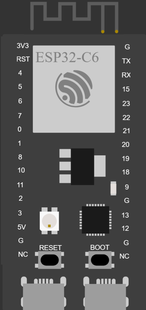 Image of ESP32-C6-DevKit1