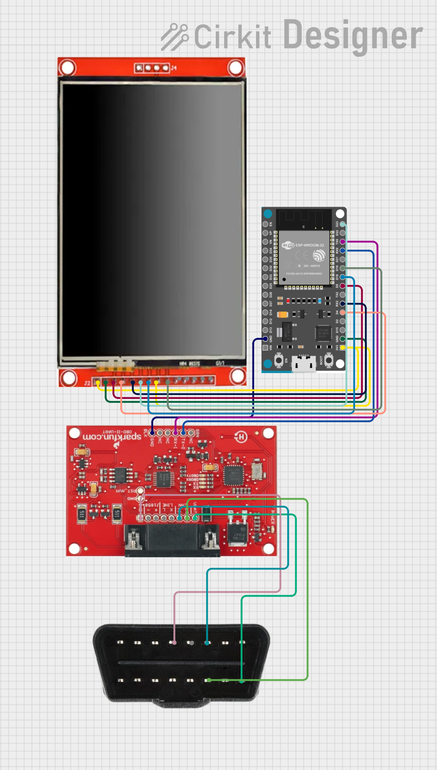 Image of tachometr2: A project utilizing ODB2 Diag in a practical application