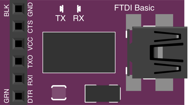 Image of LilyPad FTDI Basic Breakout (5V)