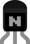 NPN Transistor (EBC)