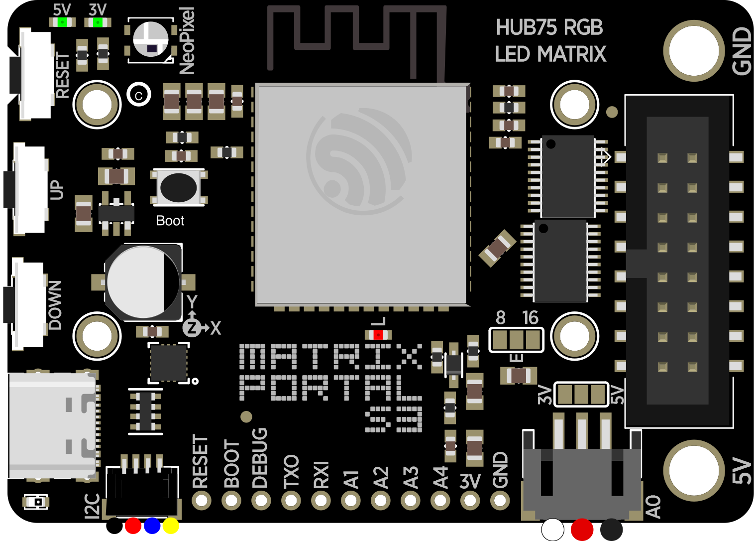 Image of Adafruit Matrix Portal S3