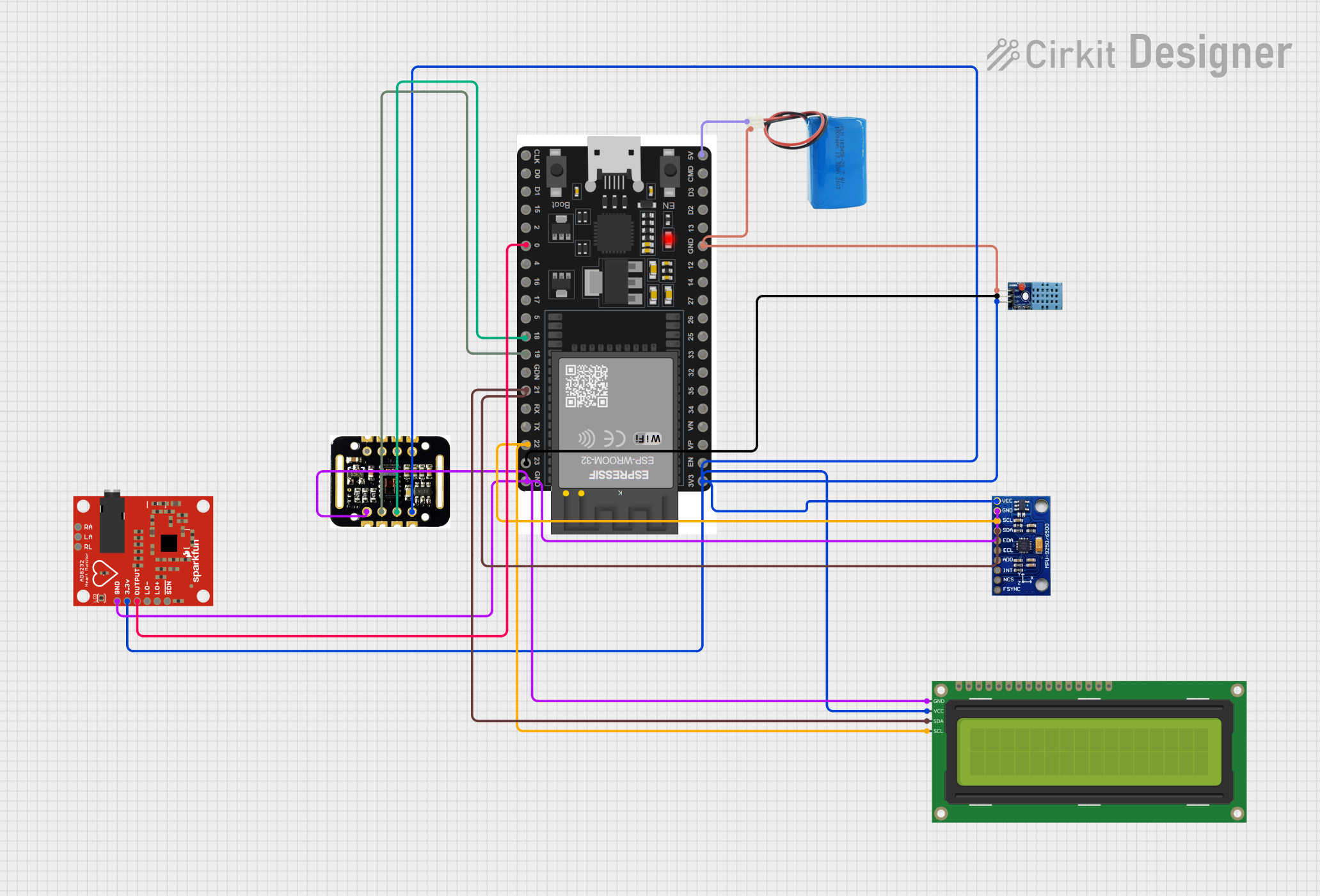 Image of smart health monitoring sytem: A project utilizing (ECG) AFE with HR Detection AFE in a practical application