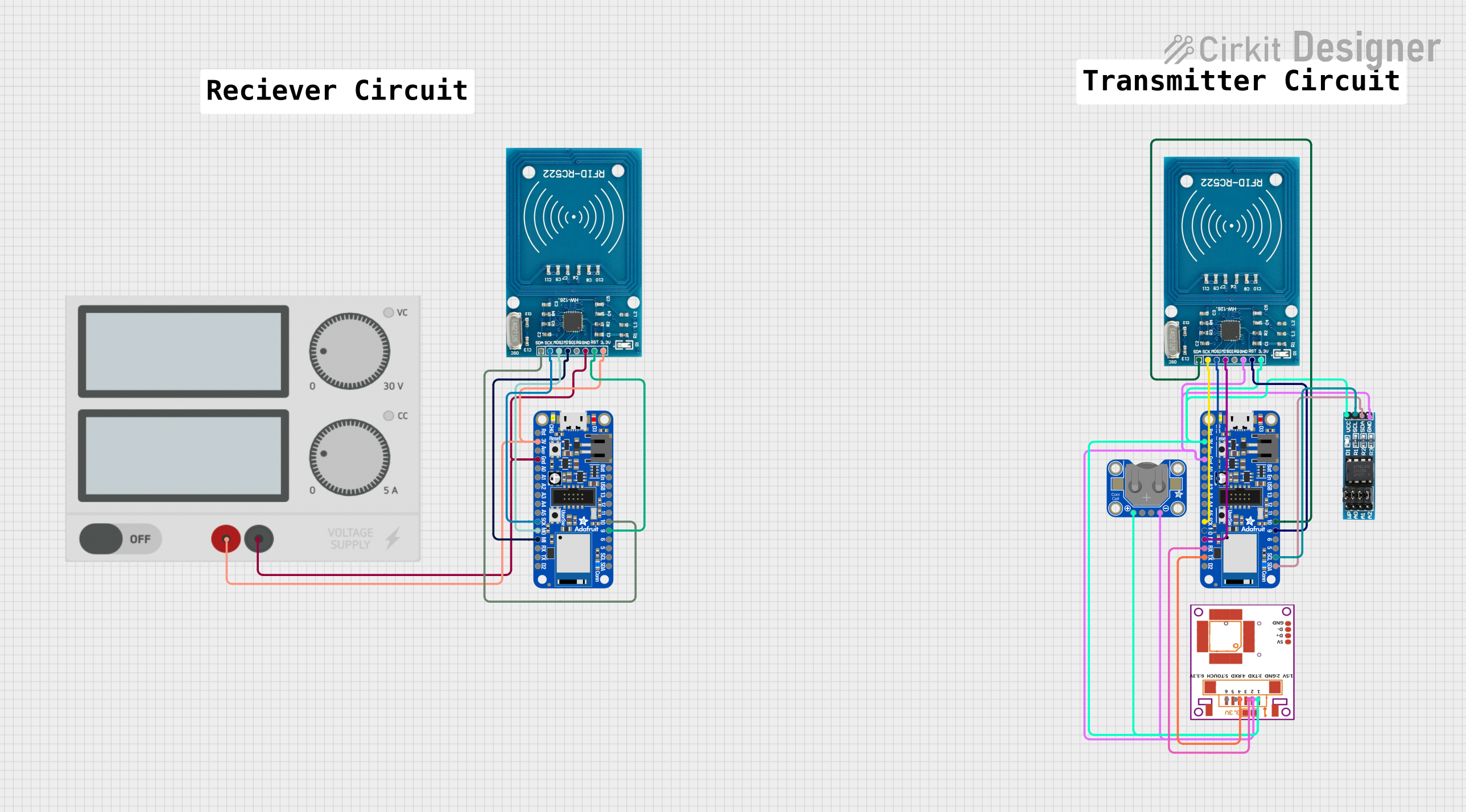 Image of Rfid access control: A project utilizing Adafruit Feather nRF52840 in a practical application