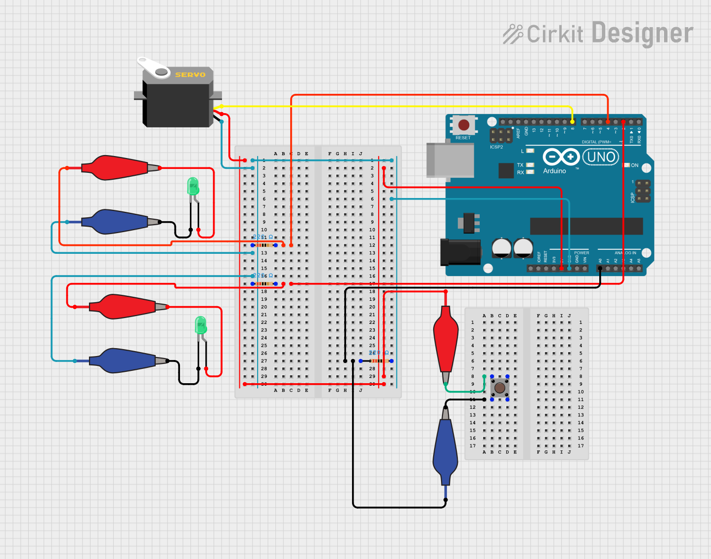 Image of Project 1: A project utilizing 12978-alligator_clip_cable_half-blue in a practical application