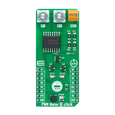 Image of PWR Meter 3 Click - 90A 