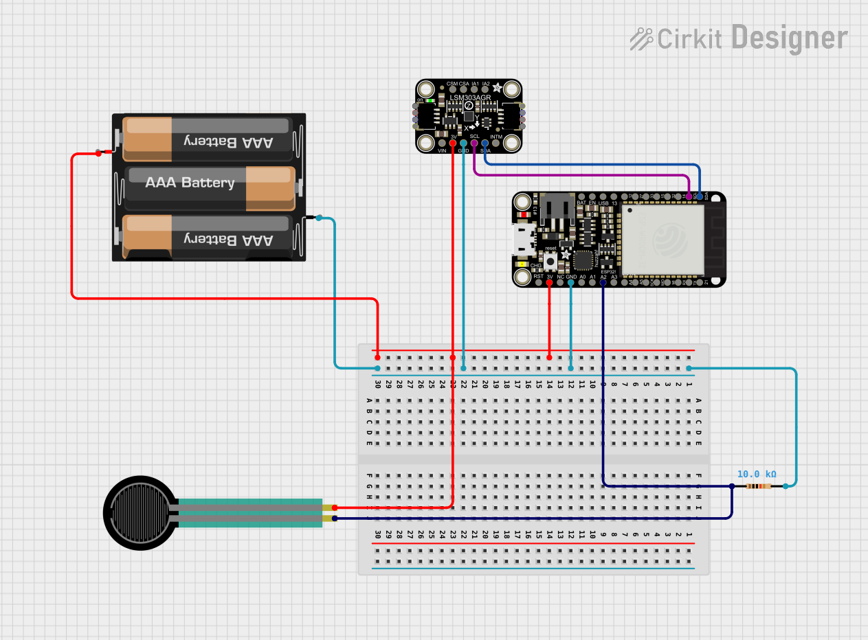 Image of final circuit diagram: A project utilizing Adafruit Feather STM32F405 in a practical application