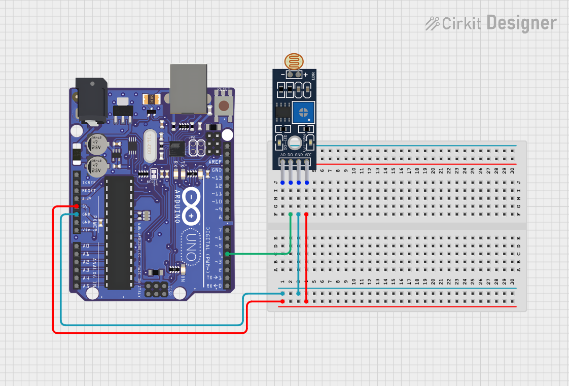 Image of Prueba2: A project utilizing Sensor LDR LM393 in a practical application