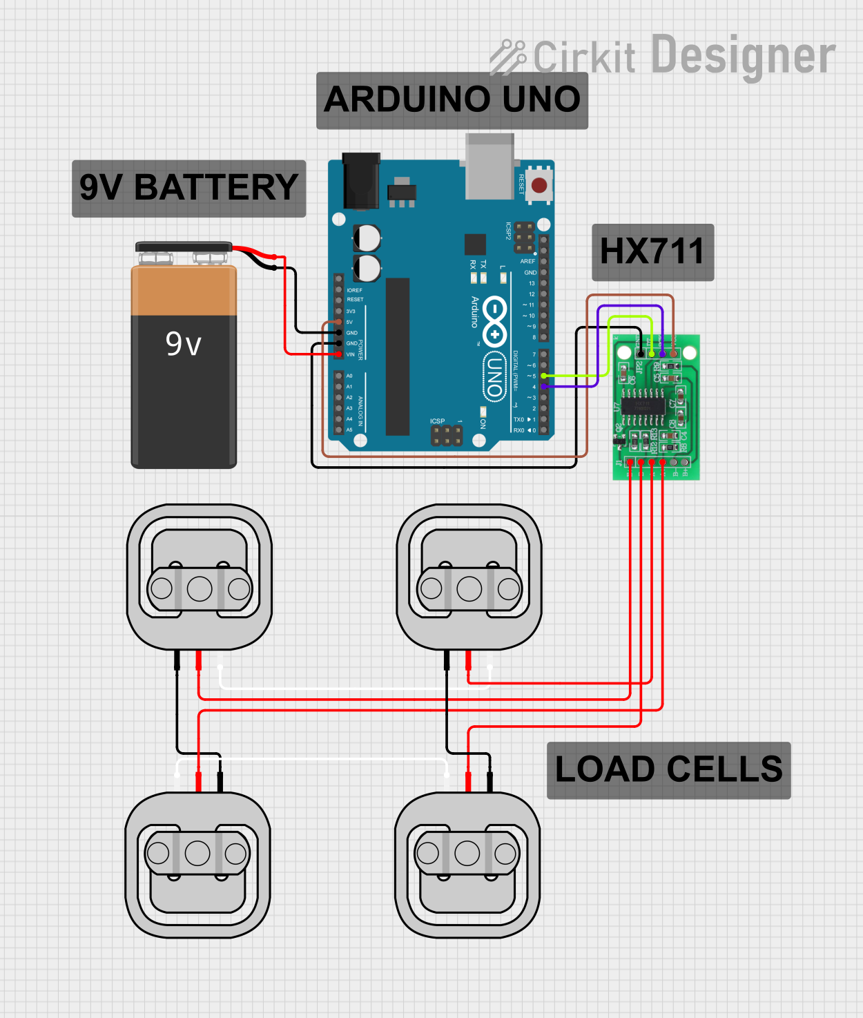 Image of schem.: A project utilizing Bridge Load sensor in a practical application