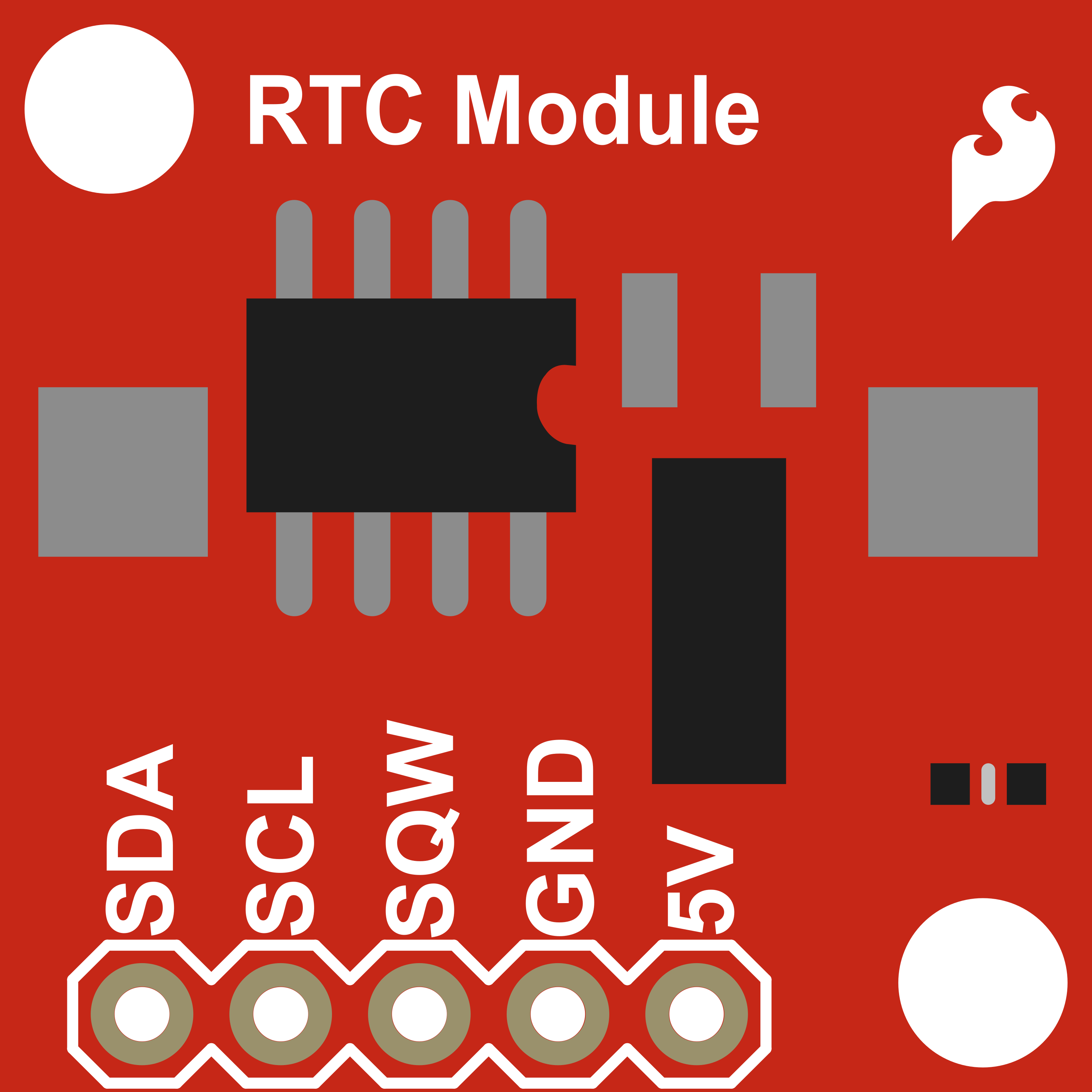 Image of Real Time Clock Module - DS1307 RTC Breakout Board