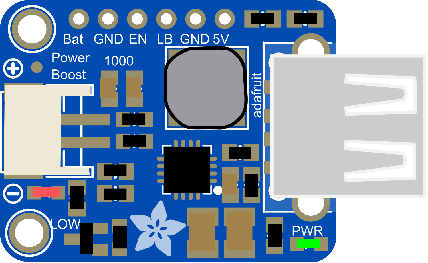 Image of PowerBoost 1000 Basic JST USB