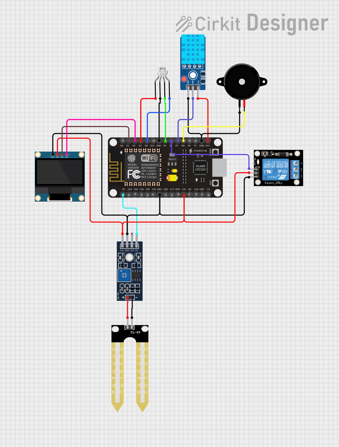 Image of soil moisture: A project utilizing esp8266 nodemcu  in a practical application