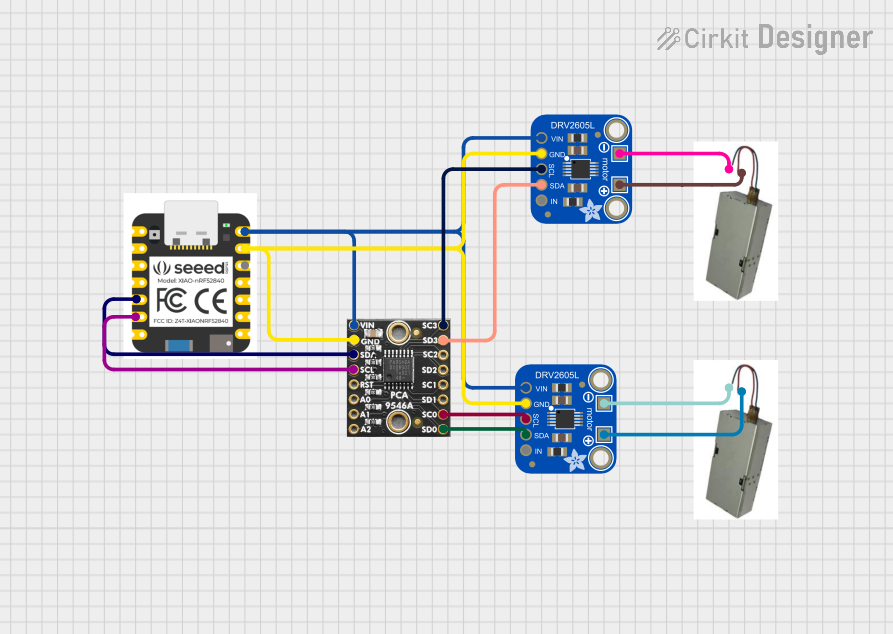 Image of project: A project utilizing SparkFun Haptic Motor Driver - DRV2605L in a practical application