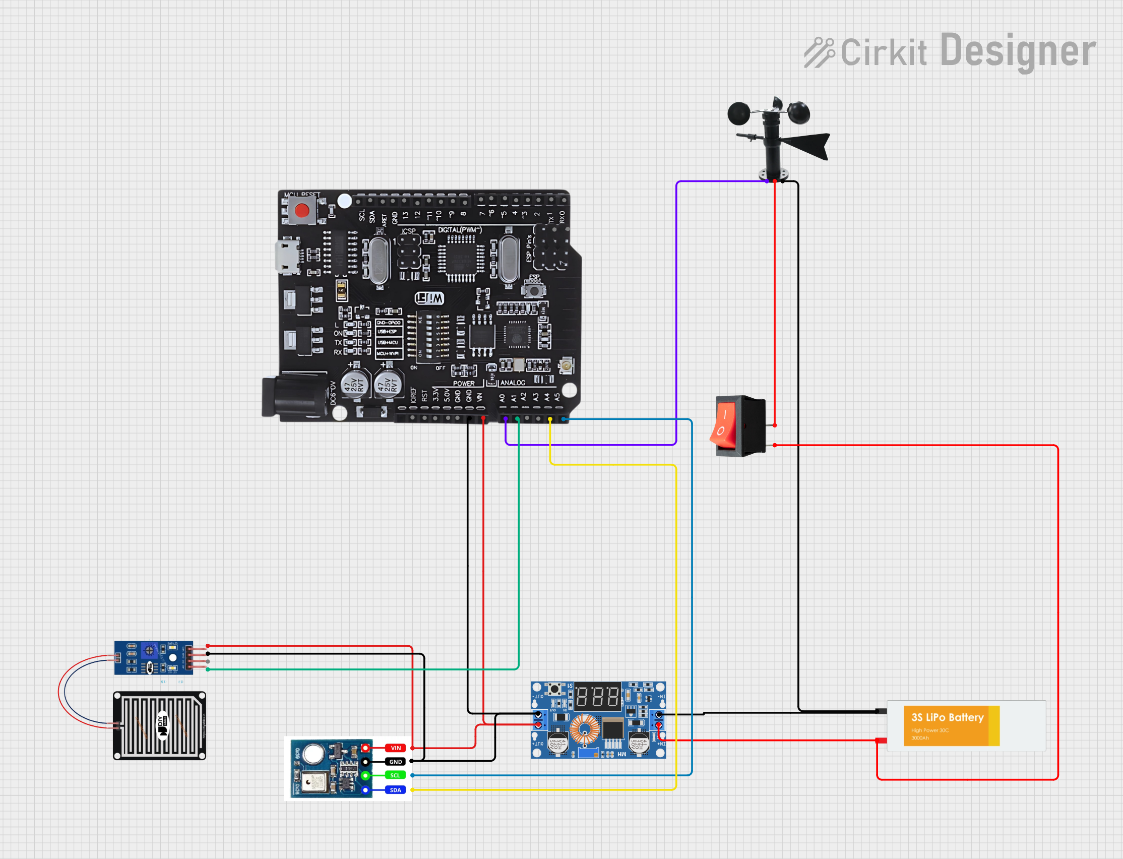 Image of Md.Sazzad_Hossin_Id_2230035_CSE216_CircuitDiagram: A project utilizing XL-10AH in a practical application