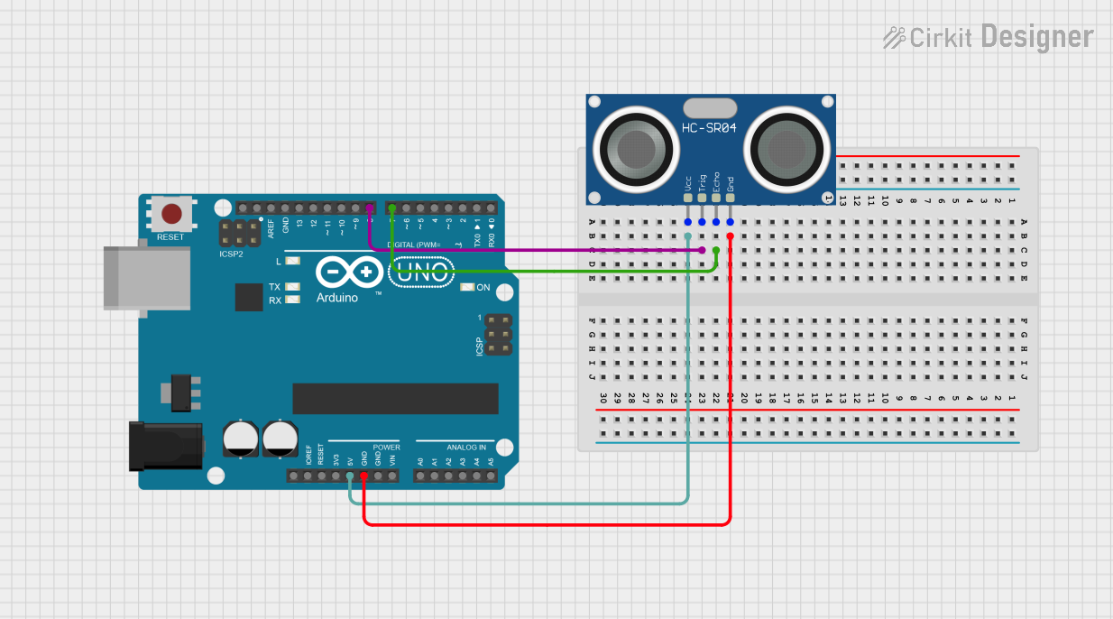 Image of Task 1: A project utilizing HC-SR04 Ultrasonic Sensor in a practical application