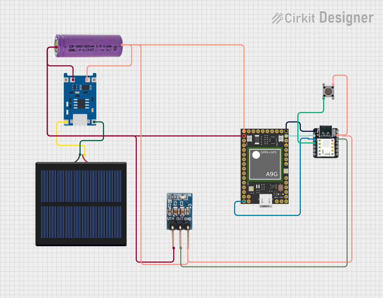 Image of SOS System : A project utilizing MY-9892 in a practical application