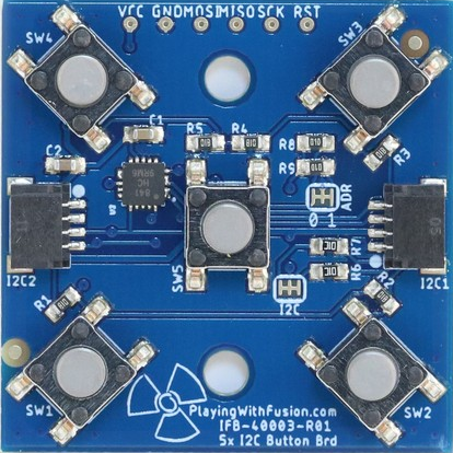 Image of Qwiic D-Pad Button Breakout with I2C Interface
