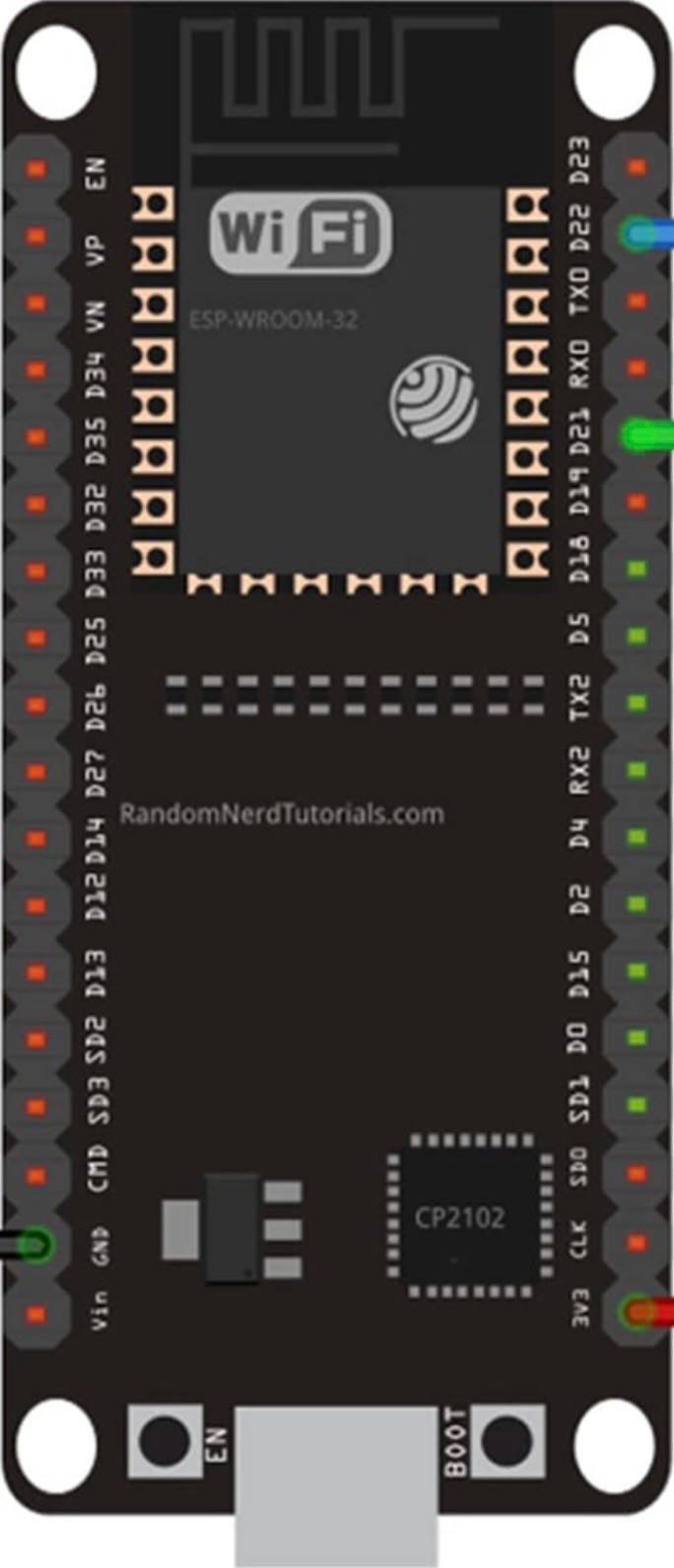 Image of NodeMCU-32S ESP32 DEVKIT WROOM