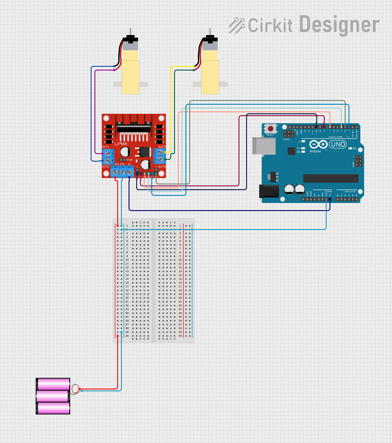 Image of trial1: A project utilizing Hobby Gearmotor with 48:1 gearbox in a practical application