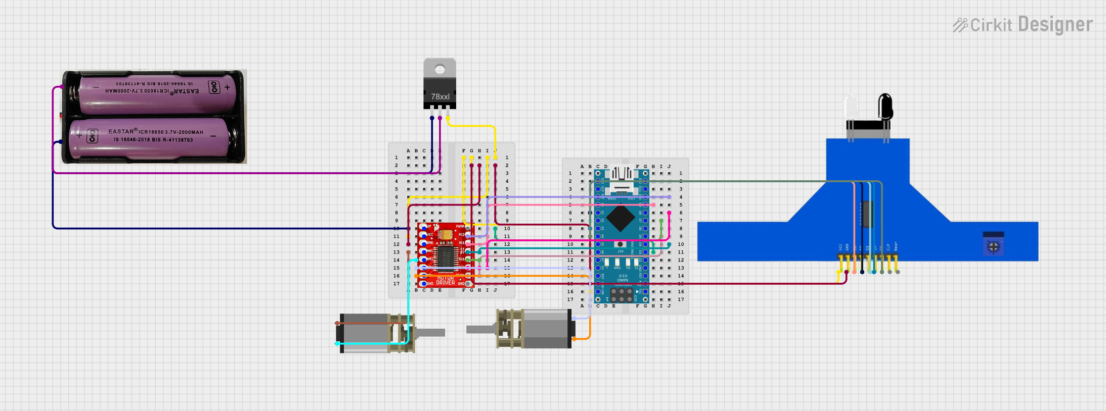 Image of FLF: A project utilizing Motor Driver 2 Channel in a practical application