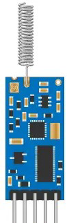 Modulo Wireless HC-12-USB CC1101 433MHz Per Arduino - Porta Seriale