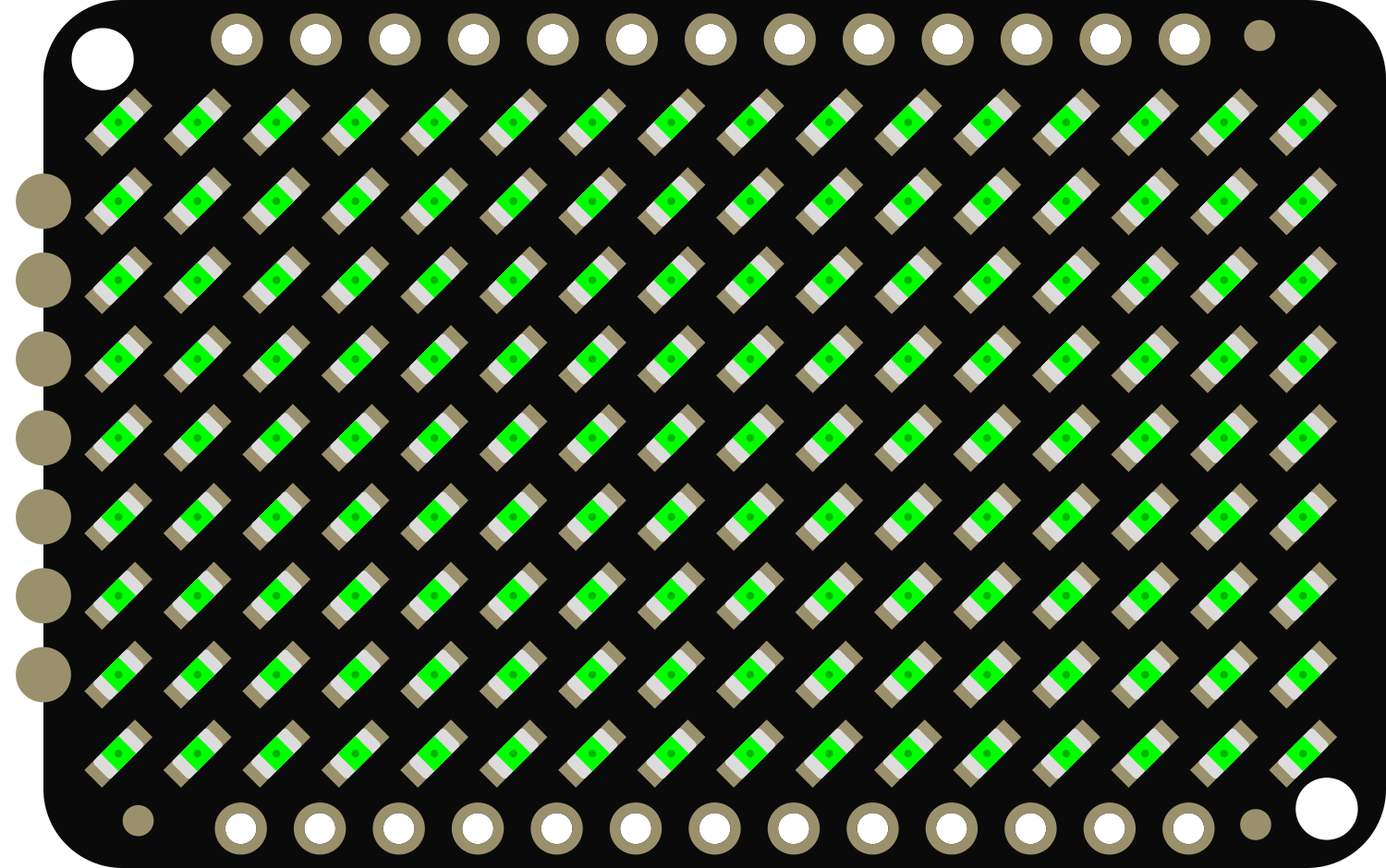 Image of Adafruit Charlieplex 9x16 Green