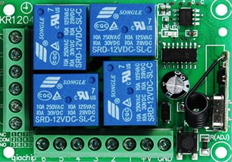 Image of Wireless Relay 12v 4Ch