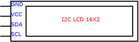 Image of Schematic I2C LCD 16x2