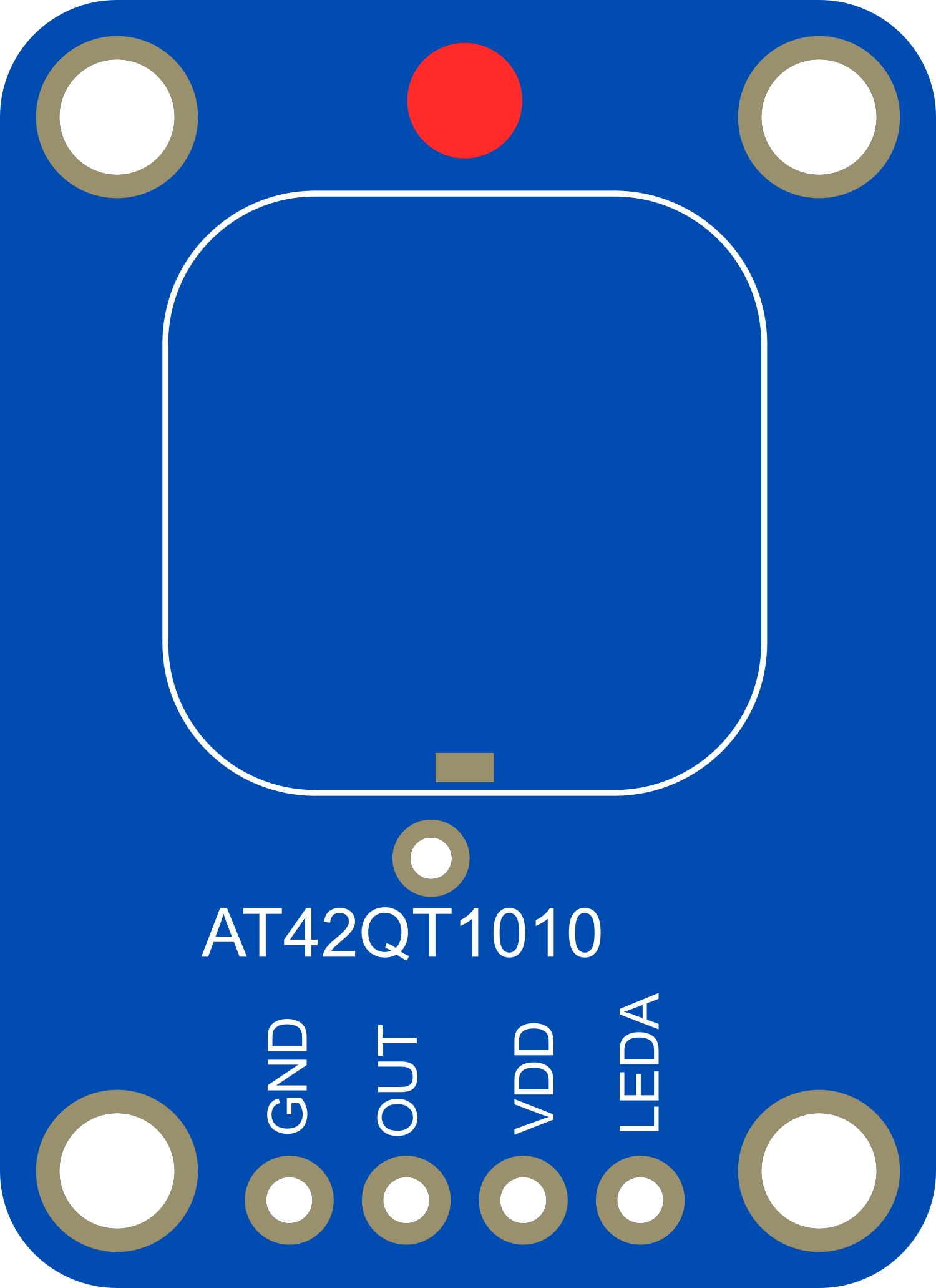 Image of Adafruit AT42QT1010 Standalone Momentary Capacitive Touch Sensor