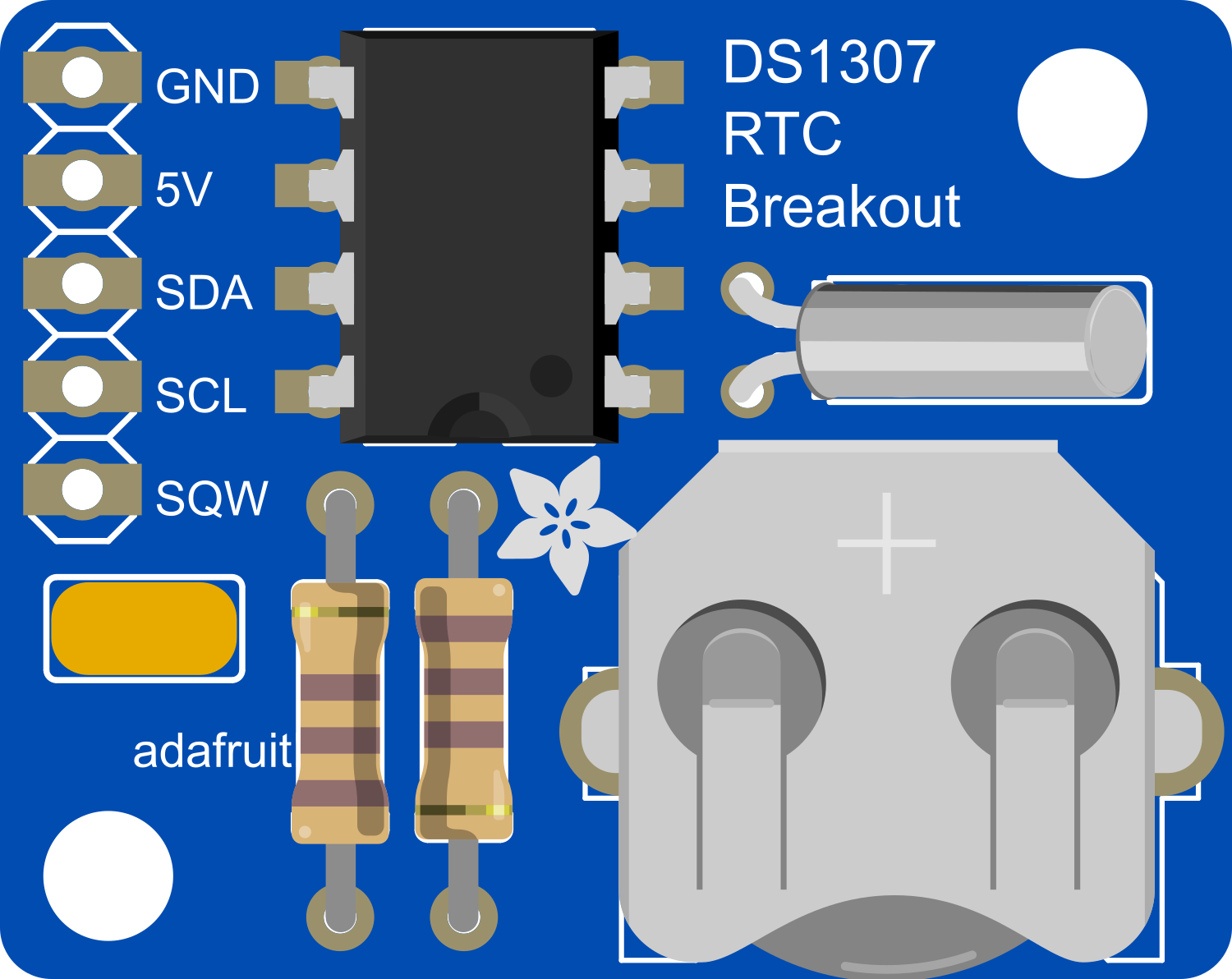 Image of Adafruit DS1307 RTC Breakout