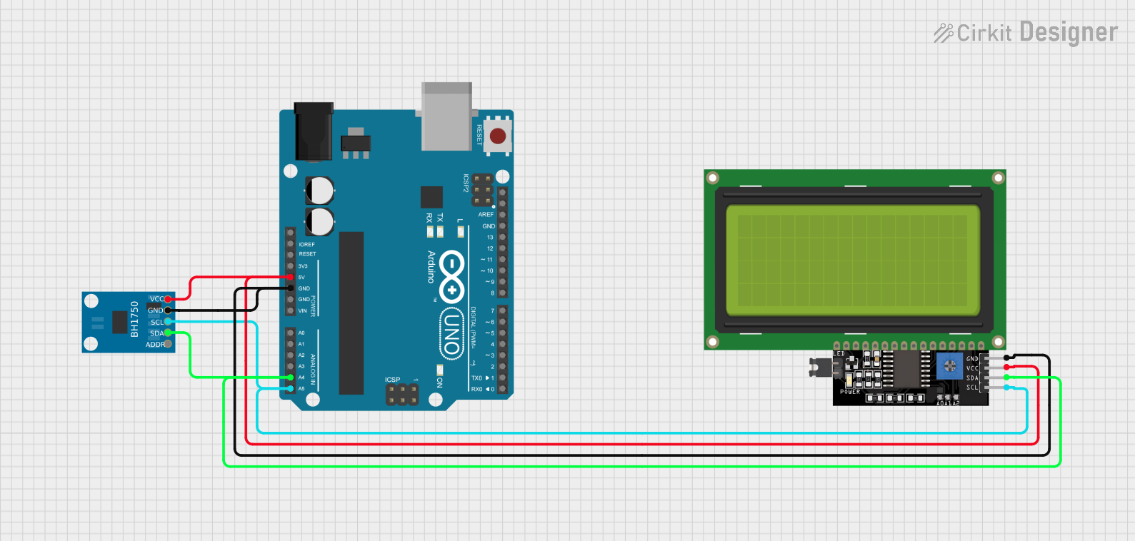 Image of intensity: A project utilizing GY-30 BH1750FVI Digital Light Intensity Illumination Sensor in a practical application