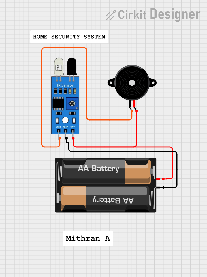 Image of HOME SECURITY SYSTEM: A project utilizing Piezo Speaker 2test in a practical application