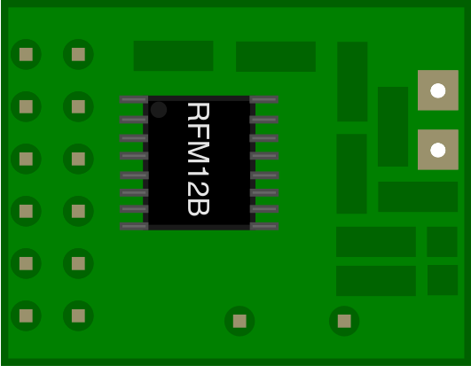Image of RFM12B Transceiver DIP Package