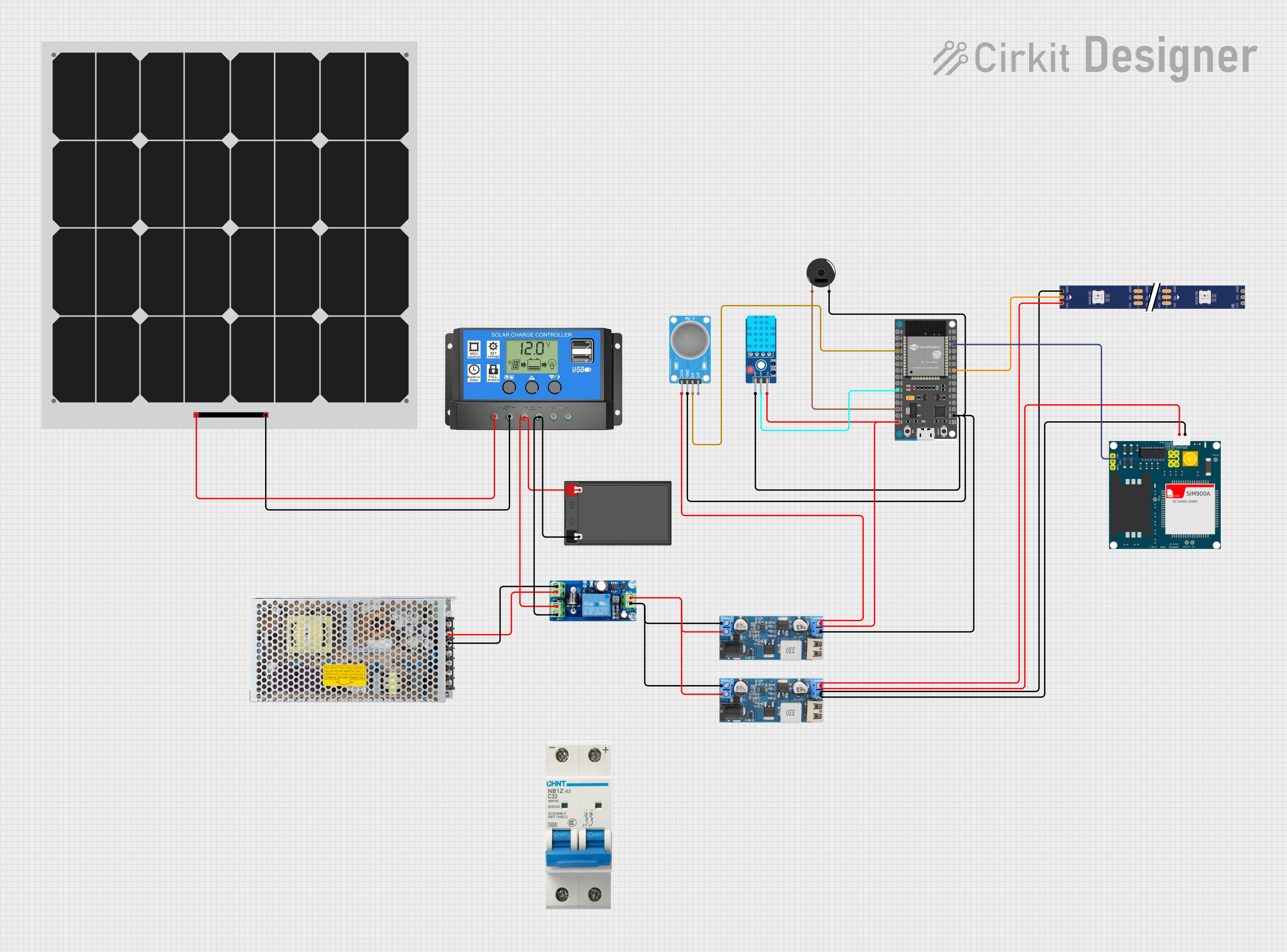 Image of mark: A project utilizing ESP32-Devkitc-V4 in a practical application