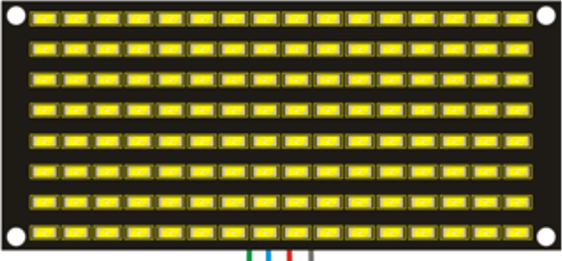 Image of LED Matrix 8x16 DOT